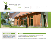 Tablet Screenshot of lamaisonduyoga.fr